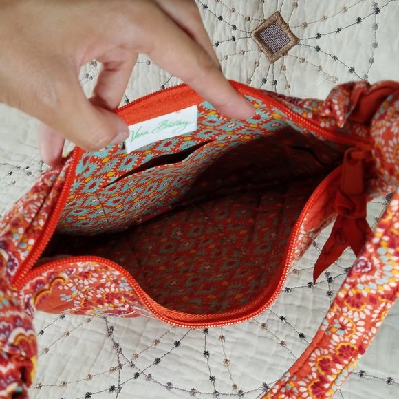 EUC Vera Bradley Paprika Hobo Hand Bag - Picture 8 of 8